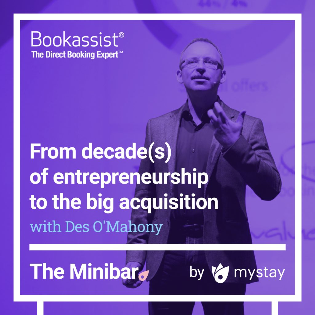 In third episode Des will his story about decade(s) of entrepreneurship that led to the big acquisition, tips how to keep good relationship between founders, team spirit or take out from Covid crisis.