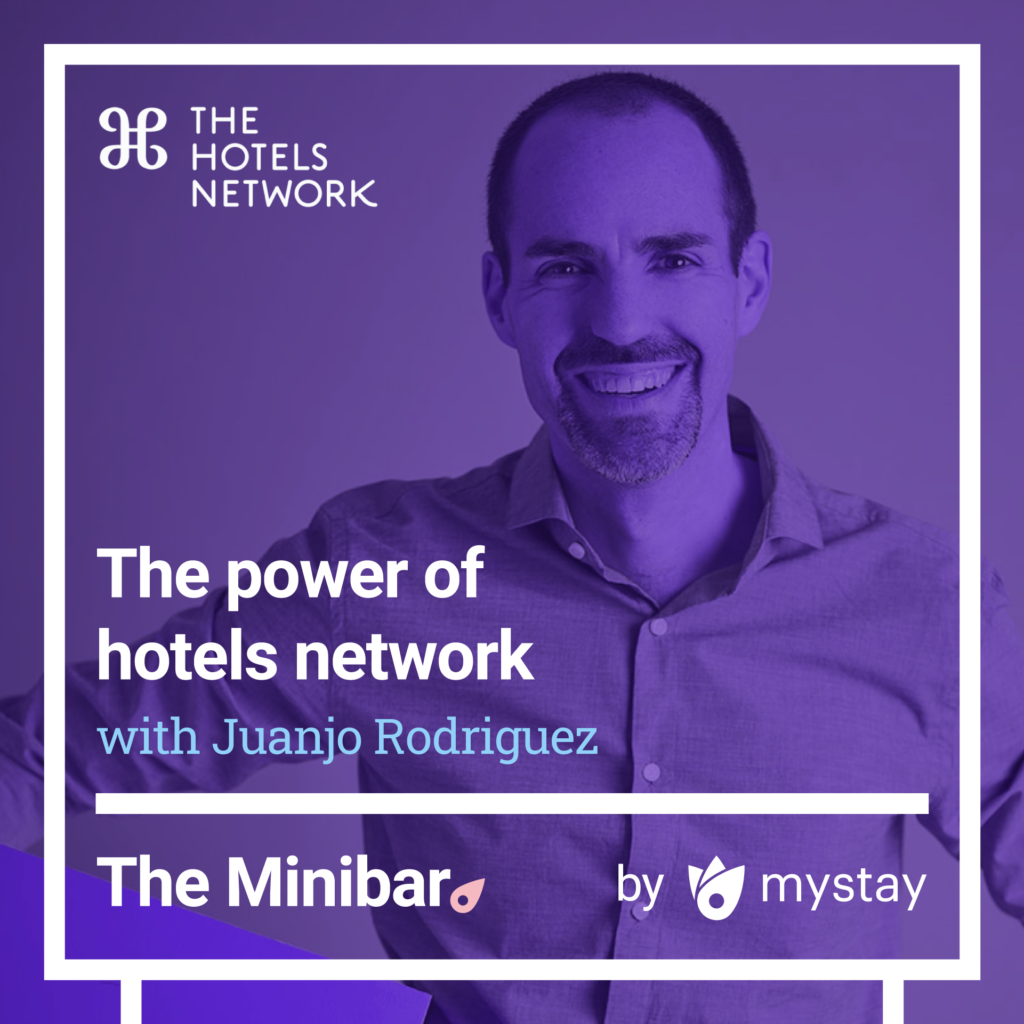 In fifth episode Juanjo will share with you what is the story behind his successful company The Hotels Network and the big success during a covid crisis. The talk will be also about how to personalize the end-to-end online experience of guests and why is it important and you will also get to know the wide possibilities of networks.